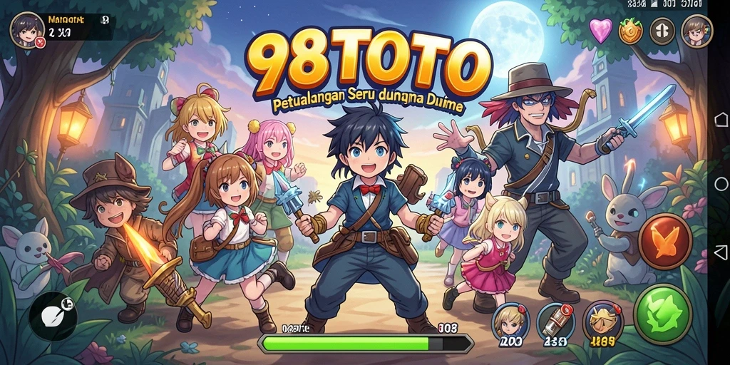 Menampilkan gameplay seru dalam dunia anime yang menawan