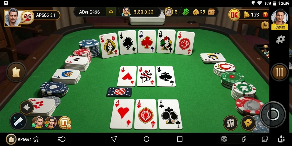 Tampilan gameplay Gaple yang menarik dan interaktif.