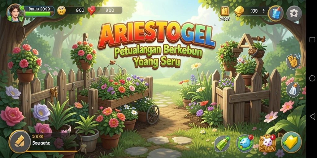 Tangkapan layar utama dari gameplay ARIESTOGEL yang menarik.
