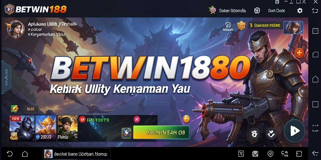 Tampilan antarmuka utama BETWIN188 yang memudahkan pengguna.
