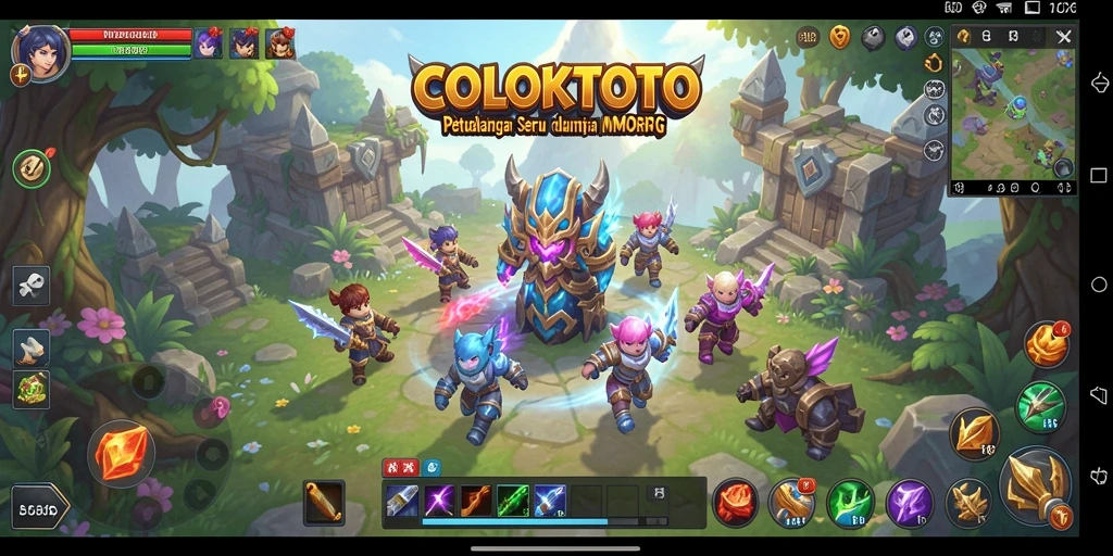Screenshot gameplay COLOKTOTO yang menampilkan aksi petualangan seru.