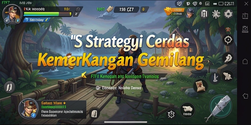 Tampilan gameplay strategis yang menantang dan seru.