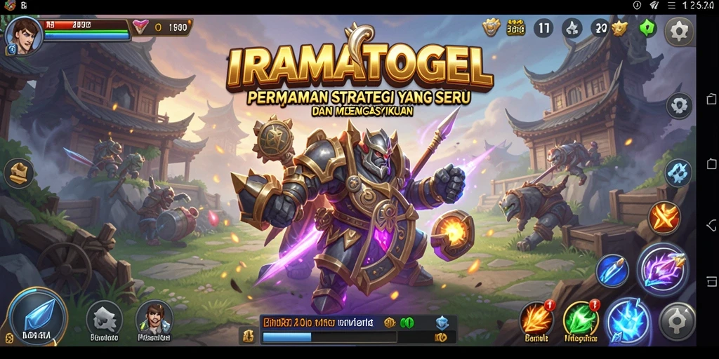 Tangkapan layar gameplay IRAMATOGEL menunjukkan aksi strategi yang mendebarkan.