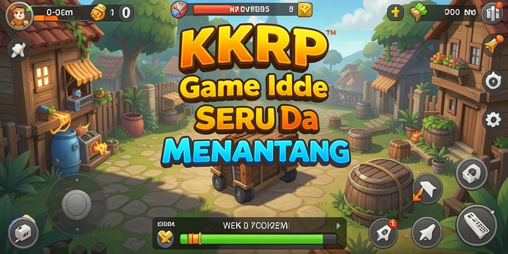 Tampilan gameplay KKRP yang seru dan menantang dalam genre Idle.