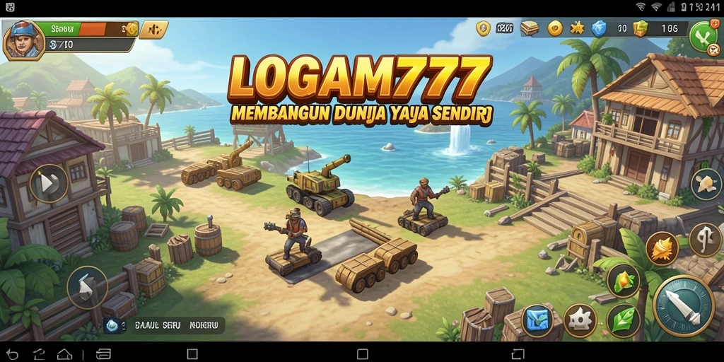 Tangkapan layar LOGAM777 menampilkan gameplay menarik dalam simulasi dunia virtual.