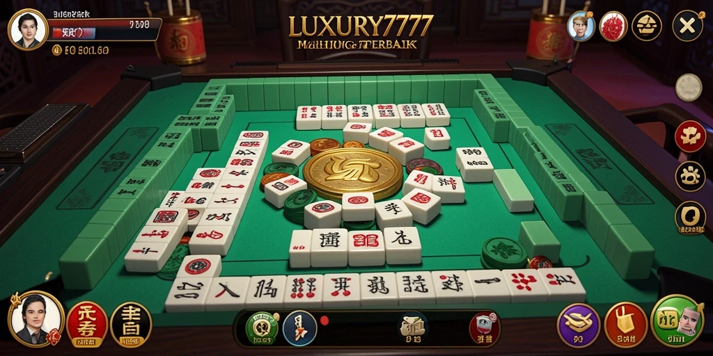Screenshot gameplay LUXURY777 menampilkan keseruan dan tantangan Mahjong.
