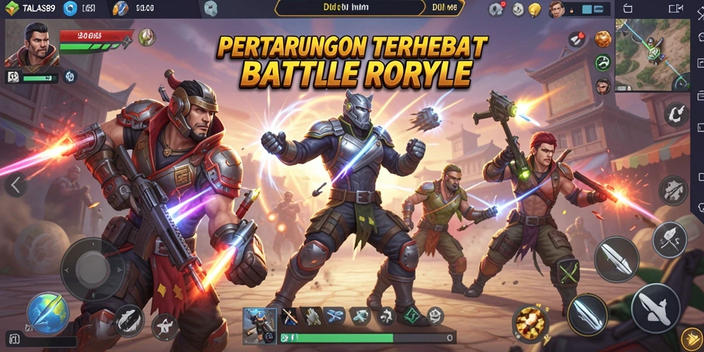 Gambaran spektakuler aksi Battle Royale di TALAS89.